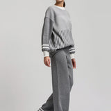 Women's sweater and trousers with cashmere