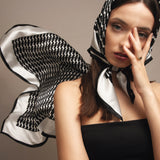 Women's scarf, 100% silk