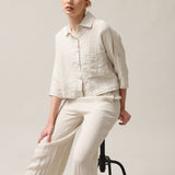 Women's linen shirt