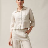 Women's linen shirt