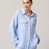 Women's linen shirt, Oversized