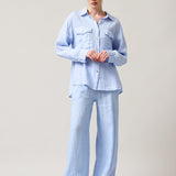 Women's linen shirt, Oversized