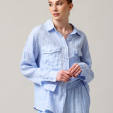 Women's linen shirt, Oversized