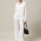 Women's linen shirt, Oversized