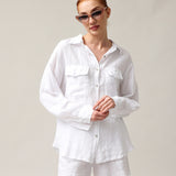 Women's linen shirt, Oversized