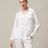 Women's linen shirt, Oversized