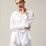 Women's linen shirt, Oversized