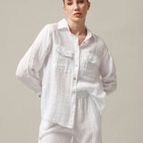 Women's linen shirt, Oversized