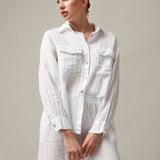 Women's linen shirt, Oversized