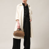 Women's short-sleeved linen shirt