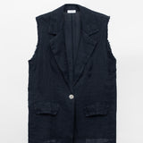 Women's linen waistcoat