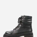 Women's leather boots with insulation
