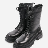 Women's leather long boots