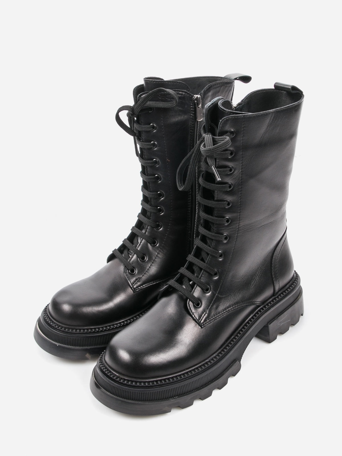 Women's leather long boots