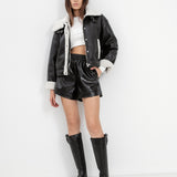 Women's leather long boots
