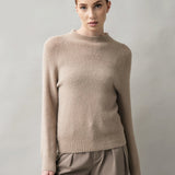 Women's jumper with Baby alpaca wool