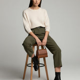 Women's jumper with baby alpaca wool