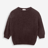 Women's jumper with baby alpaca wool
