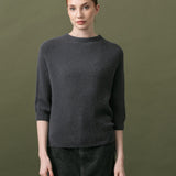 Women's jumper with baby alpaca wool