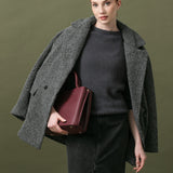 Women's jumper with baby alpaca wool