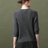 Women's jumper with baby alpaca wool