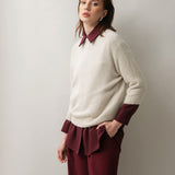 Women's jumper with Baby alpaca wool, Capsule Collection