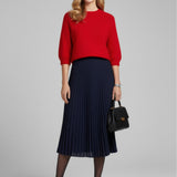 Women's jumper with baby alpaca wool