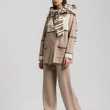 Women's sweater and trousers with cashmere