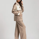 Women's sweater and trousers with cashmere