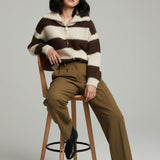 Women's cardigan with wool