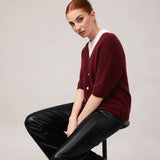 Moteriškas megztinis su alpakos jauniklių vilna