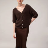 Moteriškas megztinis su alpakos jauniklių vilna