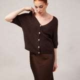 Moteriškas megztinis su alpakos jauniklių vilna