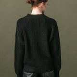 Women's jumper with alpaca wool