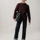 Women's jumper with alpaca wool