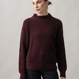 Women's jumper with alpaca wool