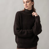 Women's jumper with alpaca wool