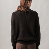 Women's jumper with alpaca wool