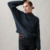 Women's jumper with alpaca wool