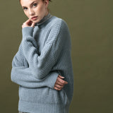 Women's jumper with alpaca wool