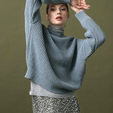 Women's jumper with alpaca wool