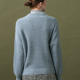 Women's jumper with alpaca wool