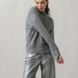 Women's jumper with alpaca wool