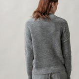 Women's jumper with alpaca wool