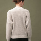 Women's jumper with alpaca wool