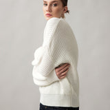 Women's jumper with alpaca wool