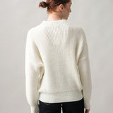 Women's jumper with alpaca wool