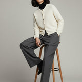 Women's cardigan with wool
