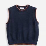 Women's waistcoat with angora wool