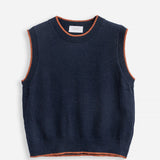 Women's waistcoat with angora wool
